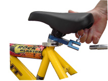 Push Me Home pull ring and clamp used to attach the handle